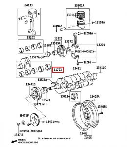 طقم سبائك عامود الكرنك الثابته