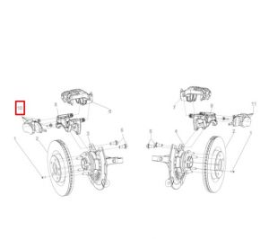 فحمات فرامل أمامية يسار
