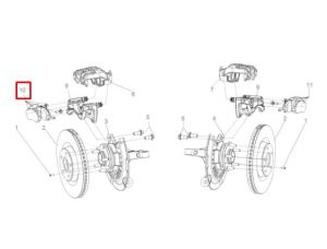 فحمات فرامل أمامية يسار