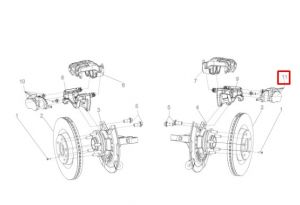 فحمات فرامل أمامية يمين