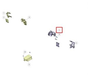 فحمات فرامل خلفية