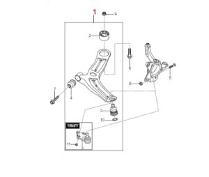 مقص أمامي سفلي يسار